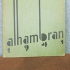 Vtg Alhambra High School 1941 Yearbook Annual Alhambran  Alhambra California