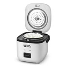 Rice Robot 4 Cup White Space Saving Rice Cooker With Ceramic Nonstick Inner Pot