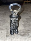 Vtg Tiki Hawaii Coco Joe   s Black Lava Bottle Opener