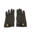 Auth Hermes - Dark Brown Leather Women s Gloves