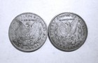 1878  1 Morgan Silver Dollar -lot Of 2  1 Philadelphia And 1 San Francisco Mint