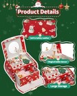 Kids Musical Jewelry Box For Girls With Drawer  Music Box I christmas Green