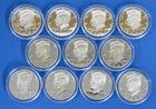 1999-s Thru  2009-s Gem Proof Kennedy Half Dollar Silver 11pc Set
