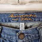 Abercrombie   Fitch Emma Jeans Bootcut Womens 8l Long Blue Distressed 32  Inseam