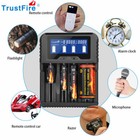 Trustfire Tr020 4 Slot Battery Charger Smart Charging For Rechargeable Batteries