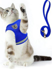 Cat And Small Dog Harness Or Leash Set With Reflective Strap Comfort Fit