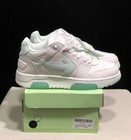Off Arrow White Be Right Back Low Leather Unisex Retro Casual Sneakers