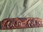 Vintage Silver Plate Metal Denmark Repouss   Tortoise Comb   Holder Pocket 4       W