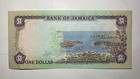 Jamaican Currency  1987 Jamaica 1 Dollar Paper Money Banknote     P    68a