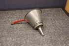 Vintage Nesco 1900-1949  5 Articles In One  Strainer Funnel  W  Red Handle
