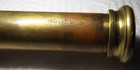 Vintage antique Stanley London Brass   Wood Telescope Fully Extended 32  Read   
