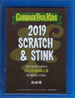 Garbage Pail Kids Scratch   Stink Scented Card 2s Moth Bill  Topps 2019