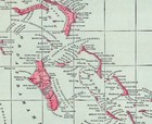 1899 Antique Map The Bahamas Vintage George Cram Bahama Islands Map 2356