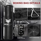 Punching Bag For Adults  4ft Heavy Boxing Bag Set With 12 Oz Gloves For Mma