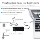 Usb Hubs Audio Adapter External Stereo Sound Card With 3 5mm Headphone And Mi   