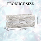 Rhinestone Lipstick Case With Mirror  Bling Lipstick Case For Purse Crystal