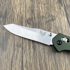 Benchmade 940 Osborne Cpm-s30v Blade Green Aluminum Handle Folding Knife