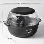 West Bend Stir Crazy 6 Qt Popcorn Machine With Serving Bowl Lid