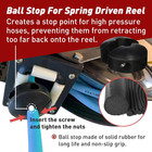 Ball Stopper For Air Hose Reels - Compatible With 1 4 Inch Air Hoses - Prevents 