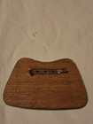 Artist Handpainted Brooch pin   mansion On The Hill  2 3 4  X 1 7 8 