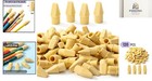 Durable Yellow Pencil Eraser Toppers - 120-piece Set For All Writing Needs