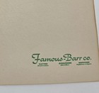 1940s Famous Barr St Louis Santa Photo Girl Christmas Dept Store Folder Vtg