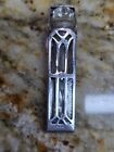 Antique Art Deco Sterling Silver Perfume Cage With Glass Perfume Bottle