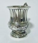 Antique Georgian Solid Sterling Silver Christening Cup   Mug   Goblet 1834