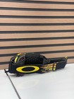 Oakley Airbrake Rolloff    glitch Rasta    Black   Yellow - Clear Lens