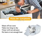 6 Pack Thermostat Thermal Fuse 3977393 Wp3977393 Replacement For Whirlpool Dryer