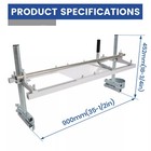 Chainsaw Mill Kit 14 -36  Portable Guide Bar Aluminum Planking Lumber Cutting