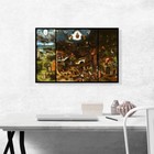 Artcanvas The Last Judgement 1482 Canvas Art Print By Hieronymus Bosch