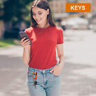 Carabiner Key Chain Clips Hook 12kn D-shape Aluminum Alloy Keychain Buckle 20pcs
