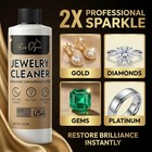 Ultrasonic Jewelry Cleaner Solution 8oz Concentrated Jewelry Cleaner For Diam   