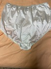 Vanity Fair Vintage Ivory Sheer Sexy Silky Sissy Granny Satin Panties Size 6