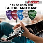 5core Guitar Picks 0 96mm Celluloid Heavy Gauge Pick - Acoustic Electric Bass