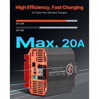 12v 20a Dc To Dc Charger Battery Charger 250w For Lead-acid And Lithium Agm Gel
