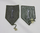 United States Army Military Patch Set 1st Infantry Division Green With Black 1