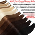 Thick Tape In 100  Russian Remy Human Hair Extensions Skin Weft Full Head Blonde