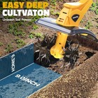 Cordless Tiller Cultivator For Dewalt 20v Battery  Tiller For Gardening 360rpm
