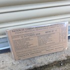 New Sealed French Rcir 24hr Ration Pack Mre Indate Fresh Best Oct 2028 Menu 13
