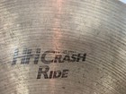 Sabian 18  Crash Ride Cymbal Hh Hand Hammered 80s 90s Vtg 1514 Grams Rare  45cm