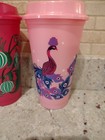 Starbucks 2024 Holiday Reusable Hot Cups Set Of 5 W  Lids - Grande Size 16oz