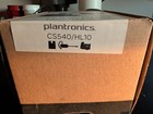 Plantronics Cs540   Hl10 Wireless Telephone Headset System Open Box Never Used