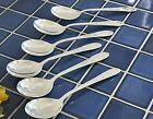 Set Of 6 Wm Rogers Silverplate Burgundy Champagne Round Gumbo Soup Spoons 1934