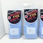 Vtg Lot Of 5 Coats   Clarks Red Heart Bulky Rug Yarn Pre-cut Latch Hook Blue Sky