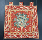 Medieval Orange Tree Wall Tapestry Woven Hanging 24  X 24  French Design