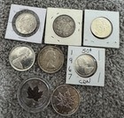 Sale            Silver Lot Of Canadian Coins    