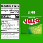 Jell-o Lime Gelatin Dessert Mix  Family Size  6 Oz Box