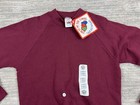 Vintage Fruit Of The Loom Sweatshirt Youth 14-16 Red Fol Nwt Made In The Usa